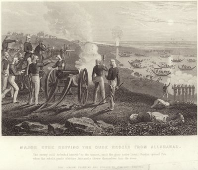 Le major Eyre chassant les rebelles d
