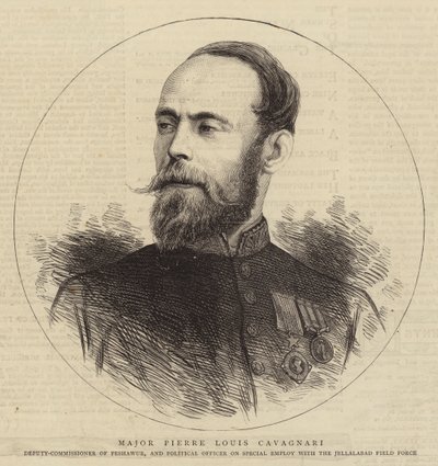 Major Pierre Louis Cavagnari - English School