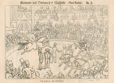 Mœurs et coutumes des Anglais : Le cirque à Astley