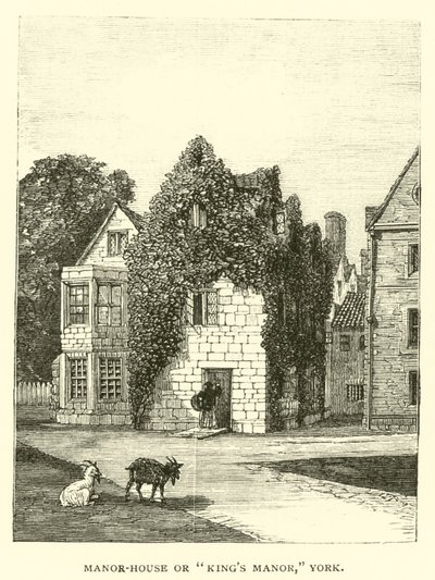 Manoir ou Kings Manor, York - English School