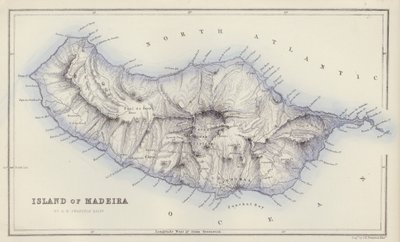 Carte : Île de Madère, par G H Swanston, Édimbourg - English School