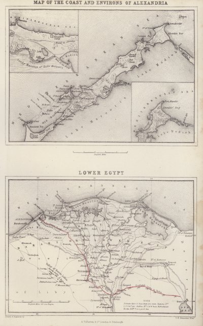 Carte : Carte de la côte et des environs d