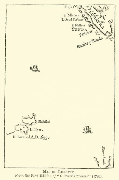 Carte de Lilliput - English School