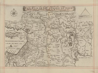 Carte du Paradis ou du Jardin d