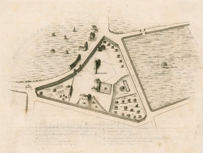 Carte de la paroisse de St Giles in the Fields, Londres - English School