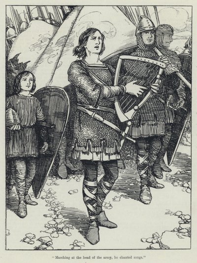 En marchant à la tête de l