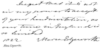 Maria Edgeworth - English School