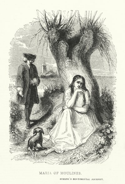 Maria de Moulines (gravure) - English School
