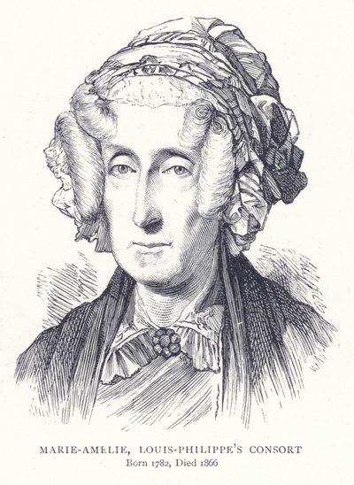 Marie-Amélie, Consort de Louis-Philippe - English School
