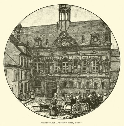 Place du marché et hôtel de ville, Noyon - English School