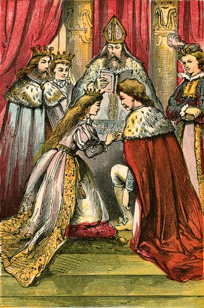 Mariage du marquis et de la princesse - English School