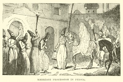 Procession de mariage en Perse - English School