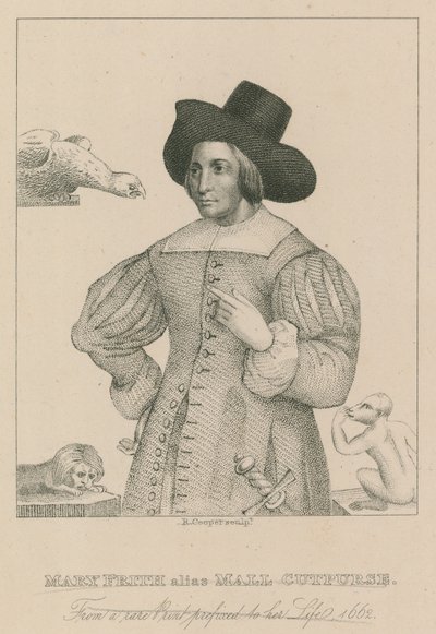 Mary Frith, alias Moll Curpurse, d
