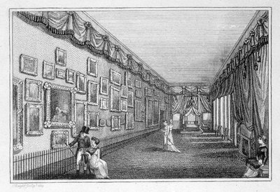 Exposition de broderies de Mary Linwood à Savile House - English School