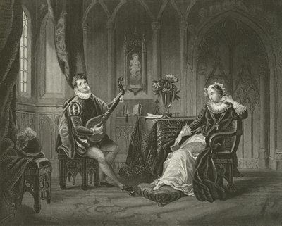 Marie Stuart et son secrétaire Chatelar - English School