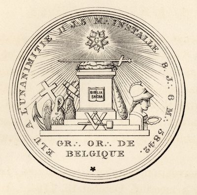Sceau maçonnique, de 
