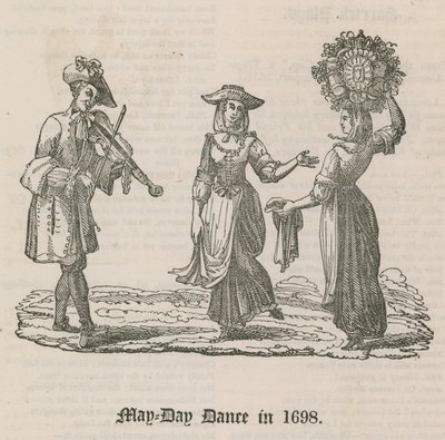 Danse du 1er mai en 1698 - English School
