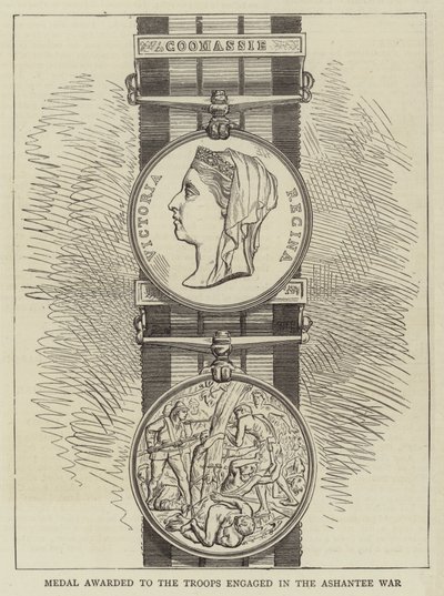 Médaille décernée aux troupes engagées dans la guerre d