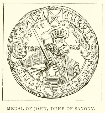 Médaille de Jean, duc de Saxe - English School