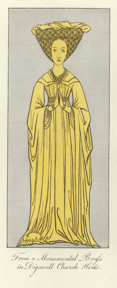 Costume médiéval féminin - English School