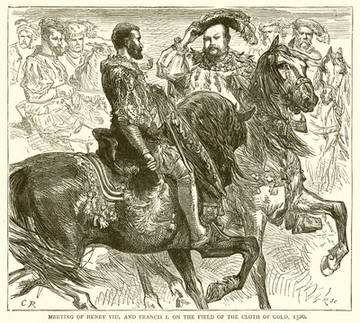 Rencontre de Henri VIII et François Ier au Camp du Drap d