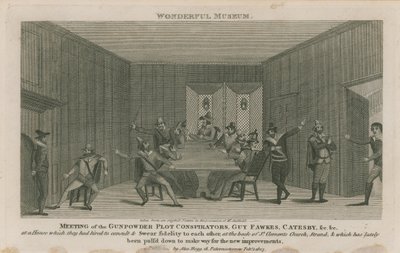 Réunion des conspirateurs de la conspiration des poudres - English School