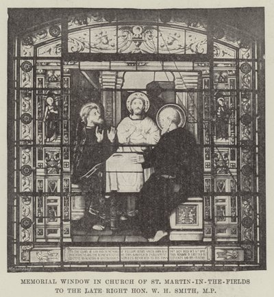 Vitrail commémoratif dans l