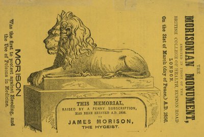 Mémorial érigé en 1856 à James Morison, l