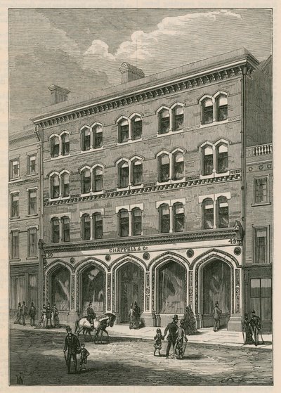 Locaux de Messieurs Chappell & Co., New Bond Street, Londres - English School