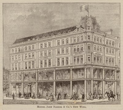 Messieurs John Barker et Co, Drapiers et Marchands de Gros, Ingénieurs Domestiques, Ameublement de Maison, et Fournisseurs, Kensington High Street, W - English School