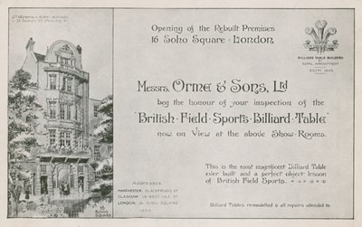 Messrs Orme & Sons - English School