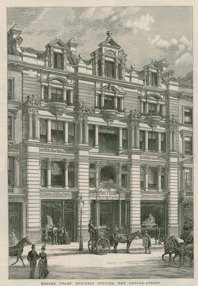 Bureaux commerciaux de Messrs Pears, New Oxford Street, Londres - English School