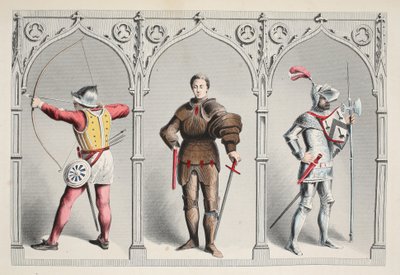 Costume militaire au milieu du XVe siècle - English School