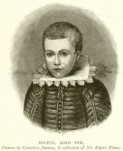 Milton, âgé de dix ans - English School