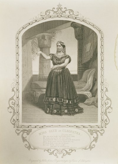 Mlle Laura Addison en Imogène, dans Cymbeline de William Shakespeare (1564-1616) - English School