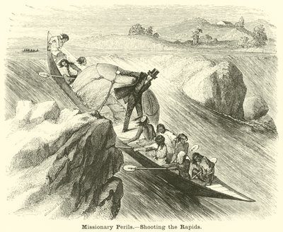 Périls missionnaires, descente des rapides - English School