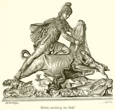 Mithra sacrifiant le taureau - English School