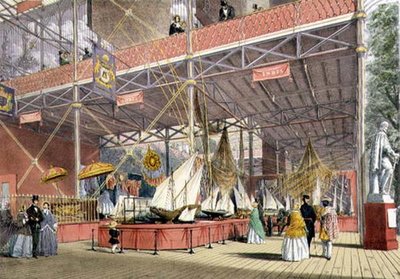 Modèles de bateaux de la section Inde de la Grande Exposition de 1851, de 