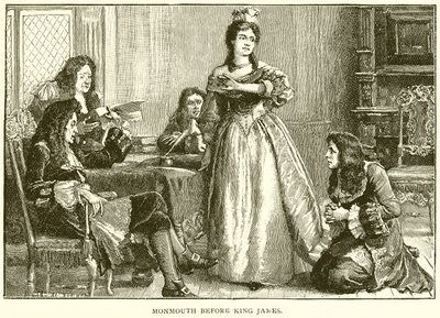Monmouth devant le roi James - English School