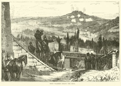 Mont Valérien pendant le siège, octobre 1870 - English School
