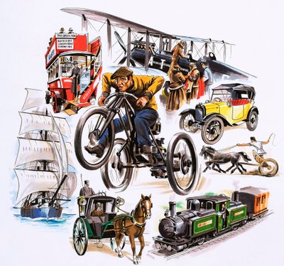 Montage des formes de transport - English School