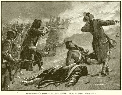 Assaut de Montgomery sur la Basse-Ville, Québec - English School