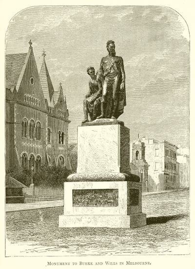 Monument à Burke et Wills à Melbourne - English School