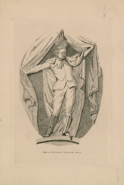 Monument à David Garrick - English School