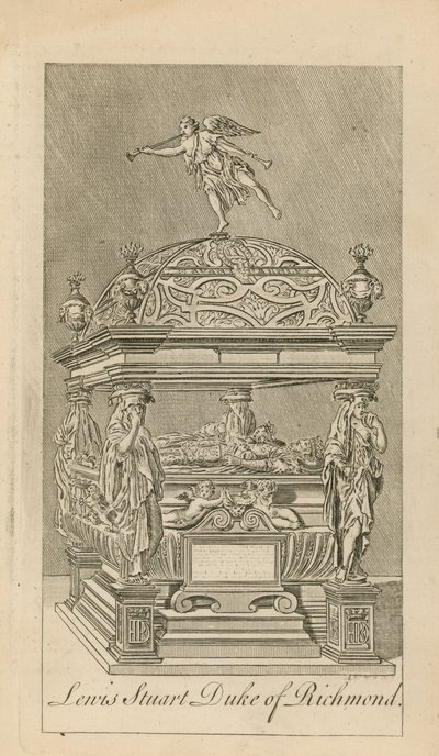 Monument à Lewis Stuart, duc de Richmond - English School