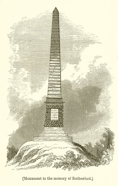 Monument à la mémoire de Rutherford - English School