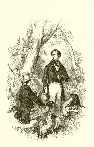 Moore et Scott dans le Glen des Rimeurs - English School