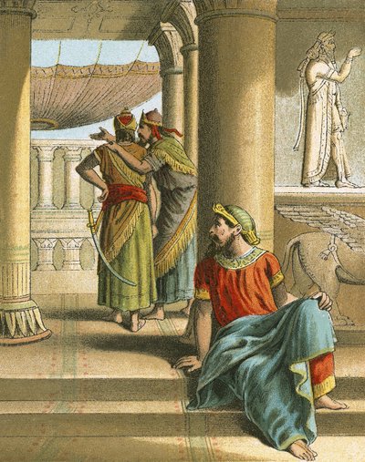 Mardochée découvre la trahison de Bigthan et Teresh - English School