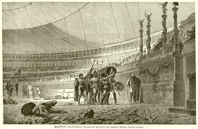 Morituri Salutamus.--Les gladiateurs saluant l