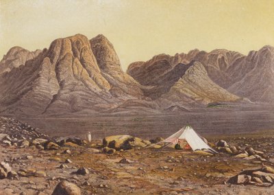 Mont Sinaï, Horeb, depuis la plaine d